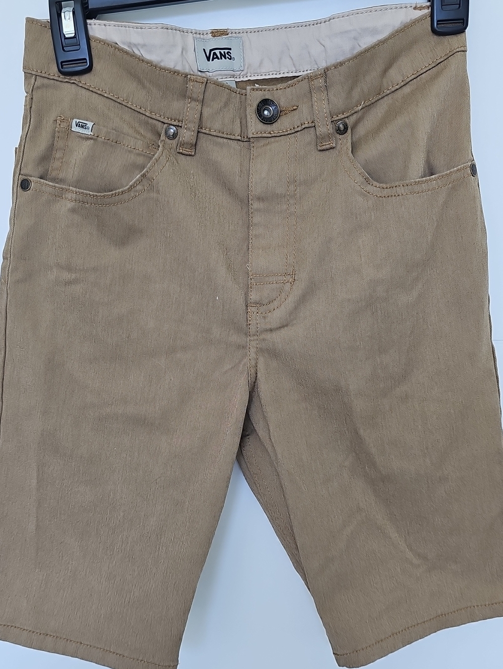 Vans Khaki Shorts Boys Sz 14